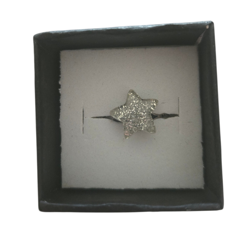 Adjustable‎ White Star Kid's Ring